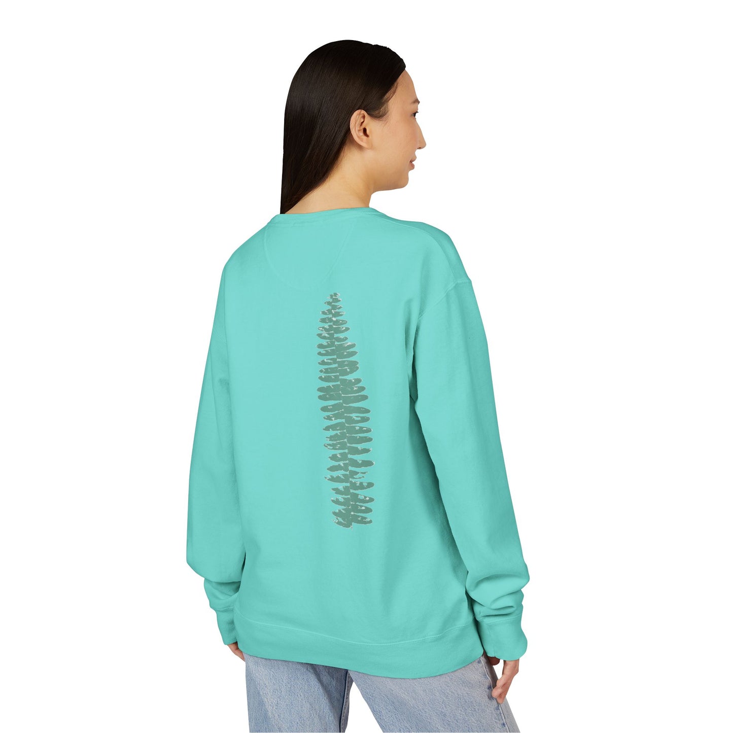 The Green Fern, Forest Bathing Sweatshirt, THE STORE, by avalove