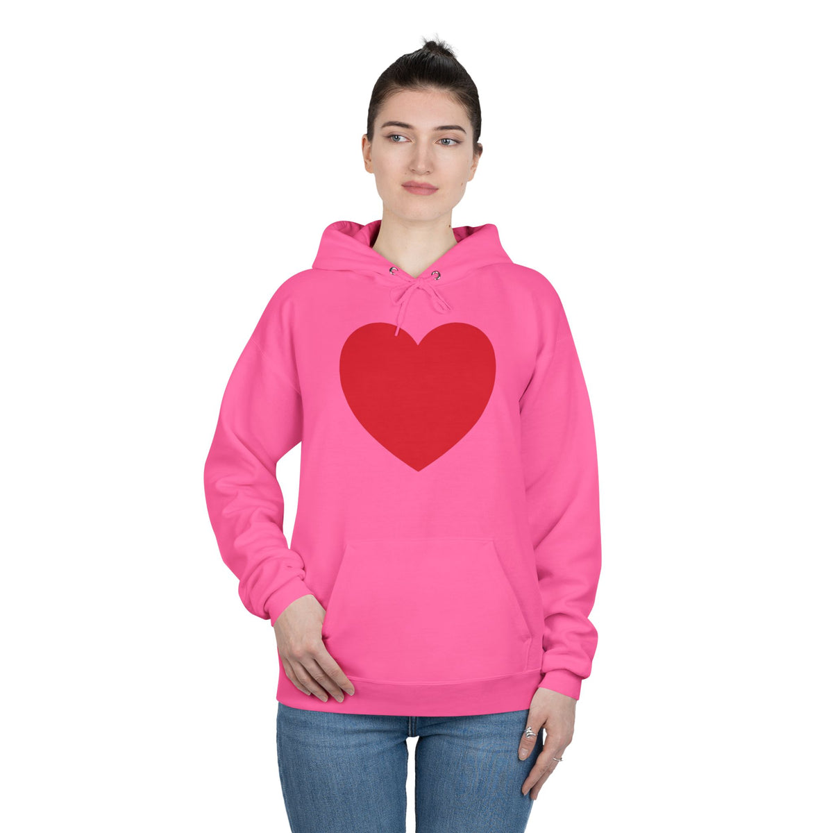 I WEAR MY HEART ON MY SLEEVE Unisex EcoSmart® Pullover Hoodie Sweatshirt- THE STORE by avalove