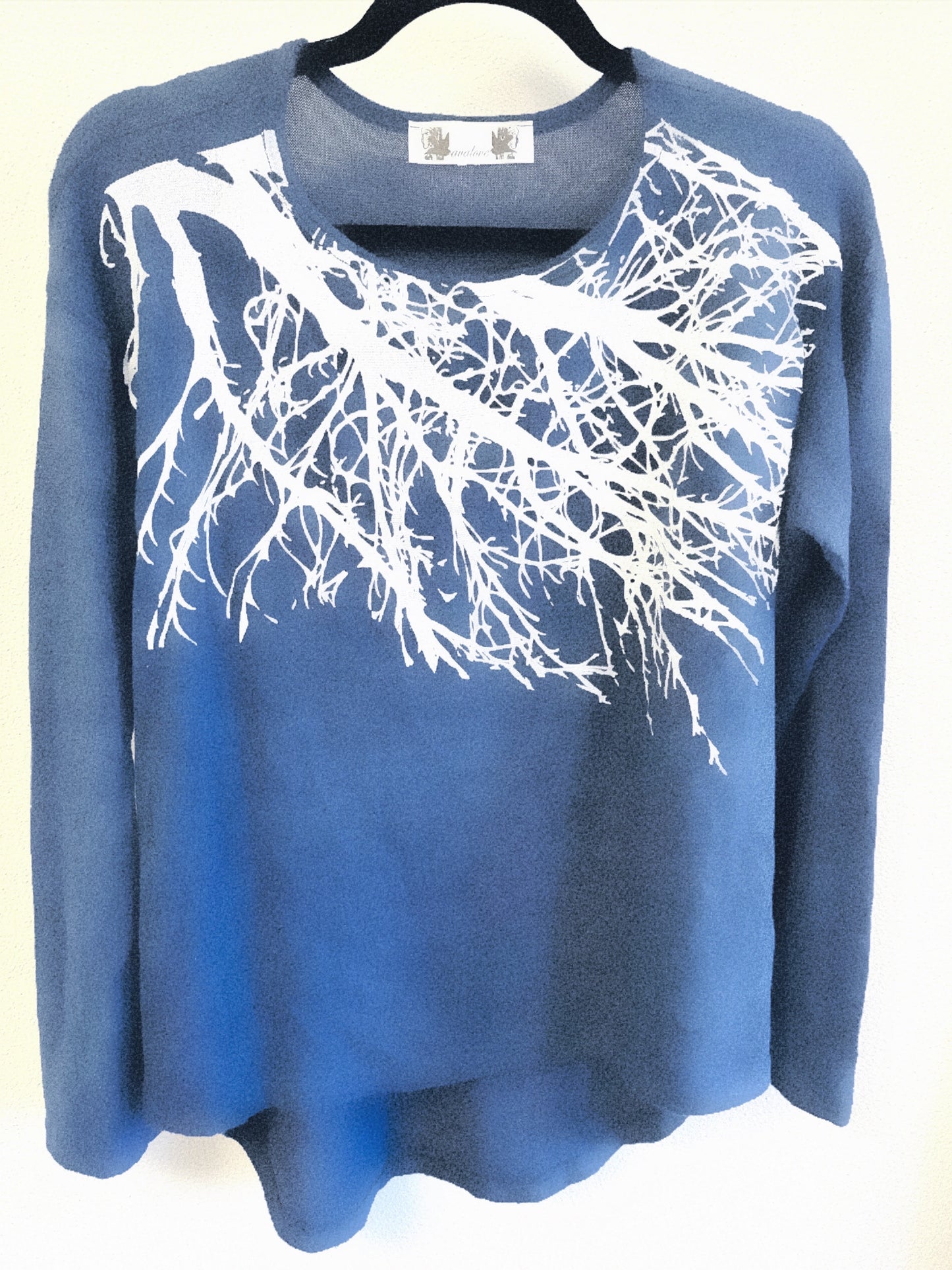 Big Branch  Sweater-Denim