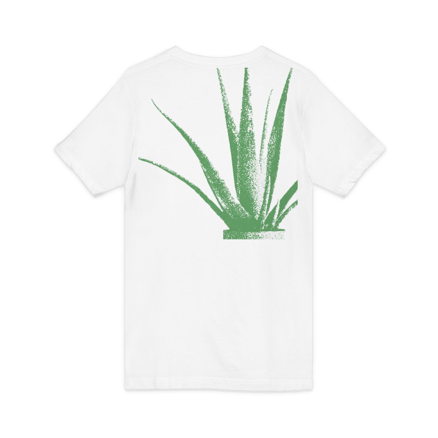 Aloe Plant V-Neck Tee — Minimalist Green Succulent Shirt, THE STORE by avalove