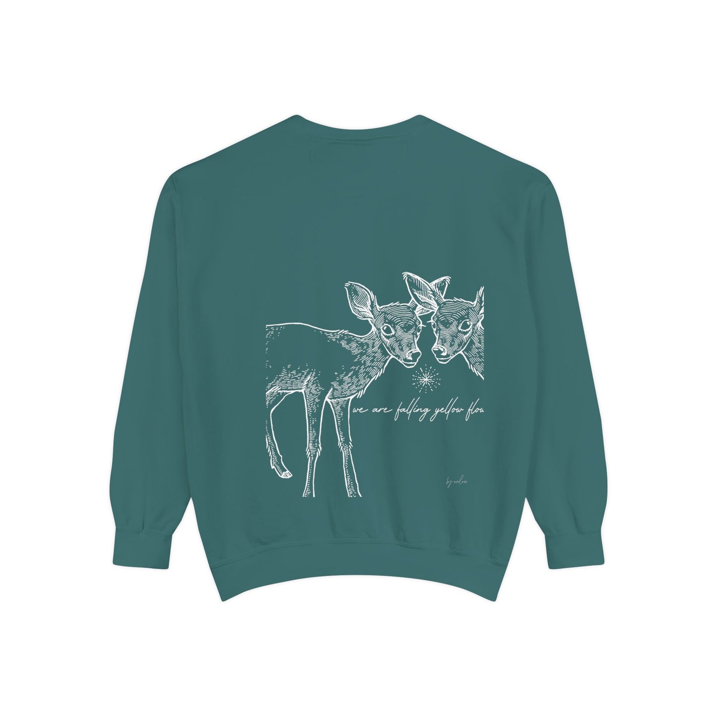 Two Deer Classic Garment-Dyed Sweatshirt- UNISEX
