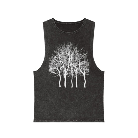 Fairytale Trees Unisex Stonewash Tank Top- The Store by avalove
