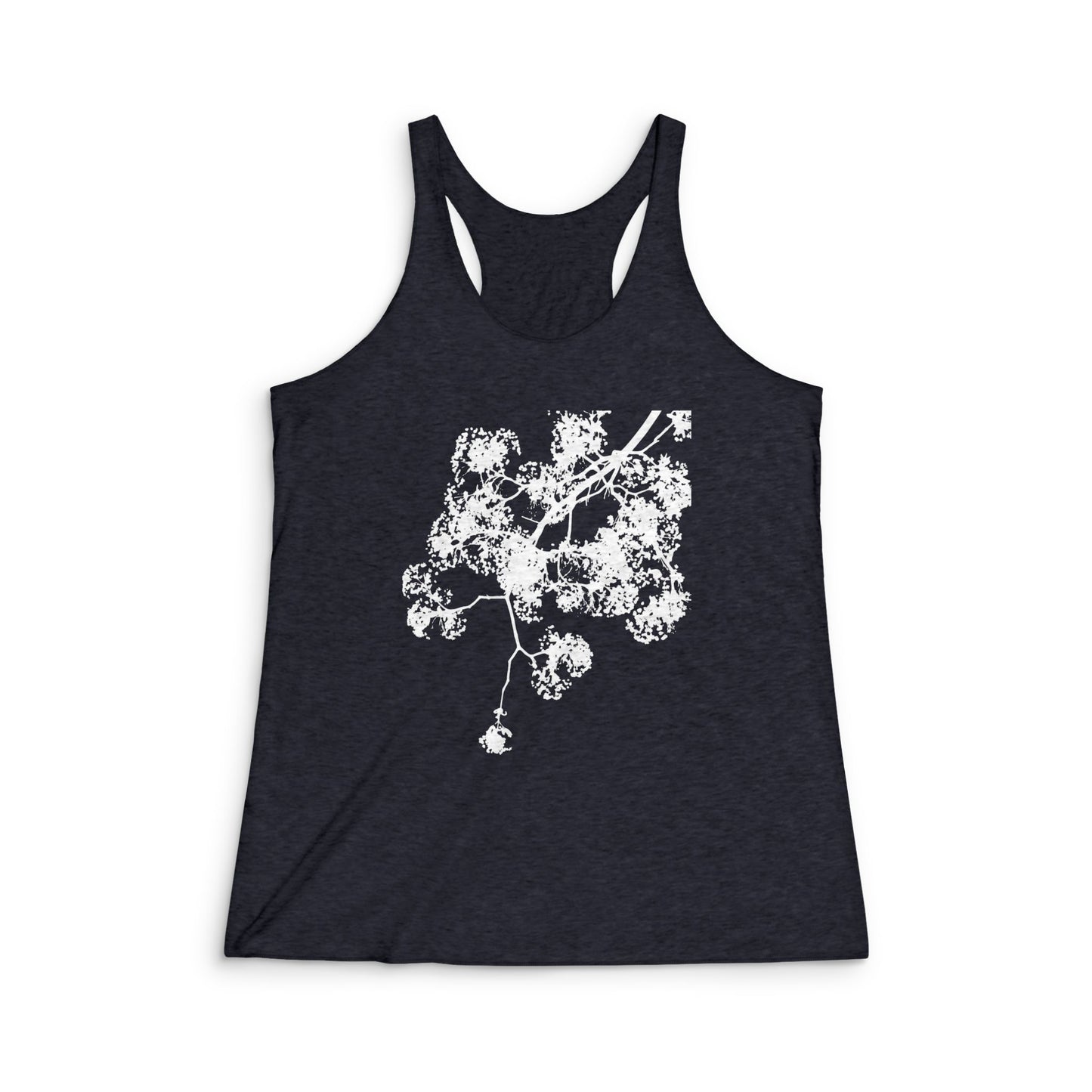 Firework Flower Women's Tri-Blend Racerback Tank