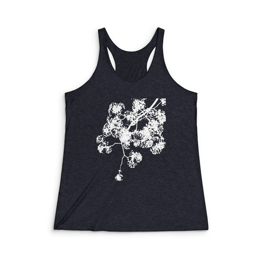 Firework Flower Women's Tri-Blend Racerback Tank