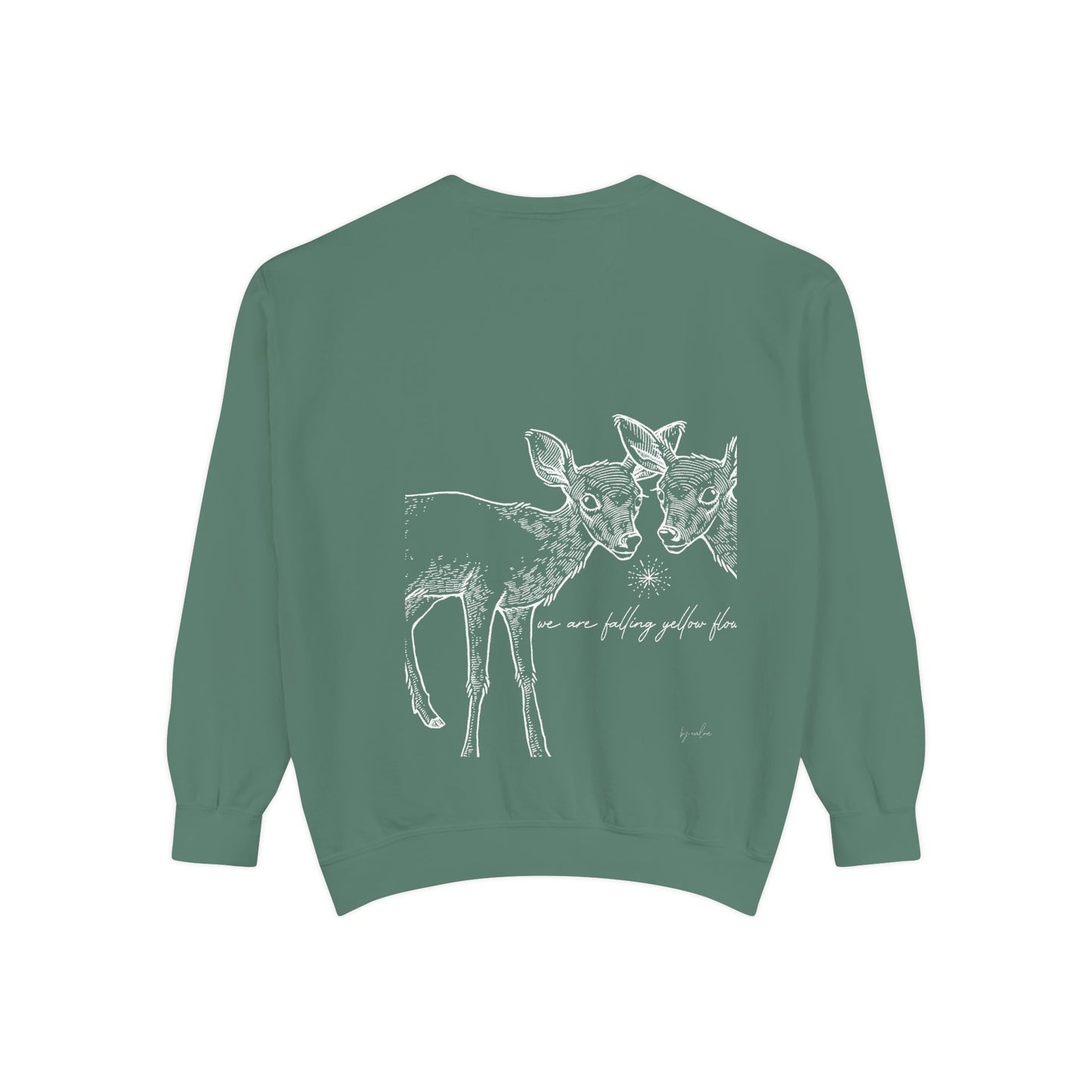 Two Deer Classic Garment-Dyed Sweatshirt- UNISEX