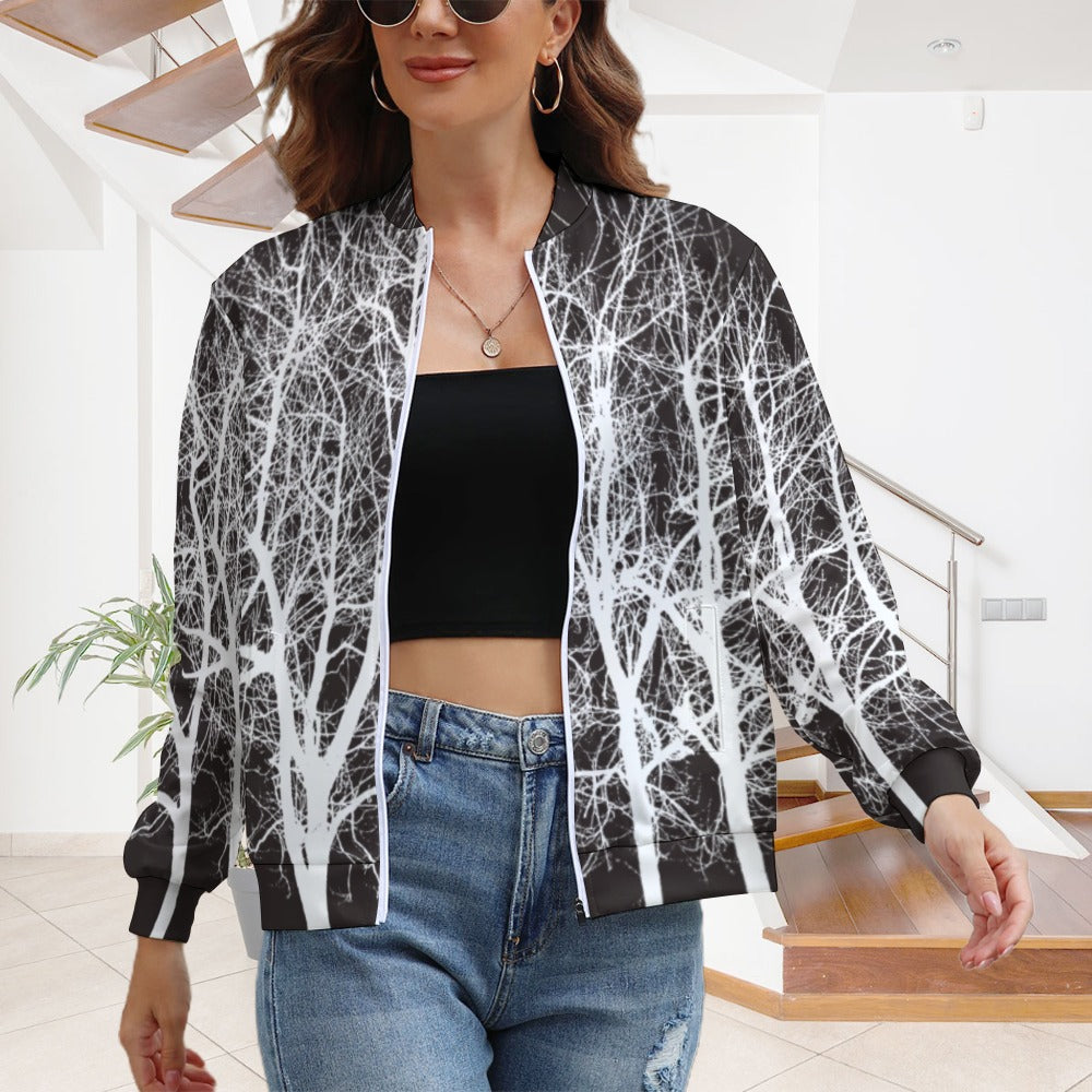 Classic Fairytale Tree Women's Zipper Jacket