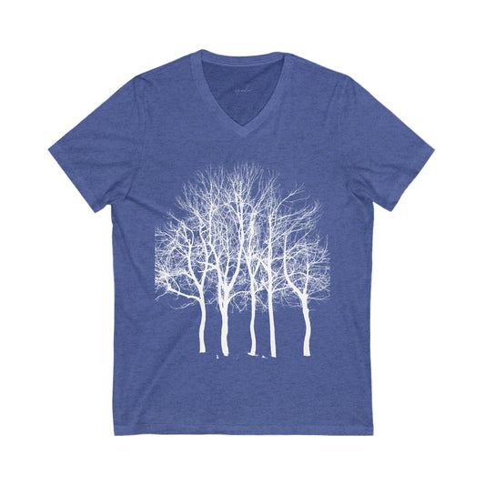 Fairytale Tree Unisex Jersey Short Sleeve V-Neck Tee: The Store, by avalove