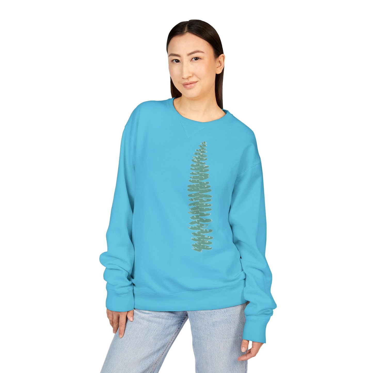 The Green Fern, Forest Bathing Sweatshirt, THE STORE, by avalove
