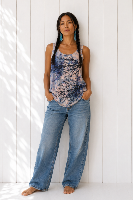 Two Tree Sky Dyed Tank