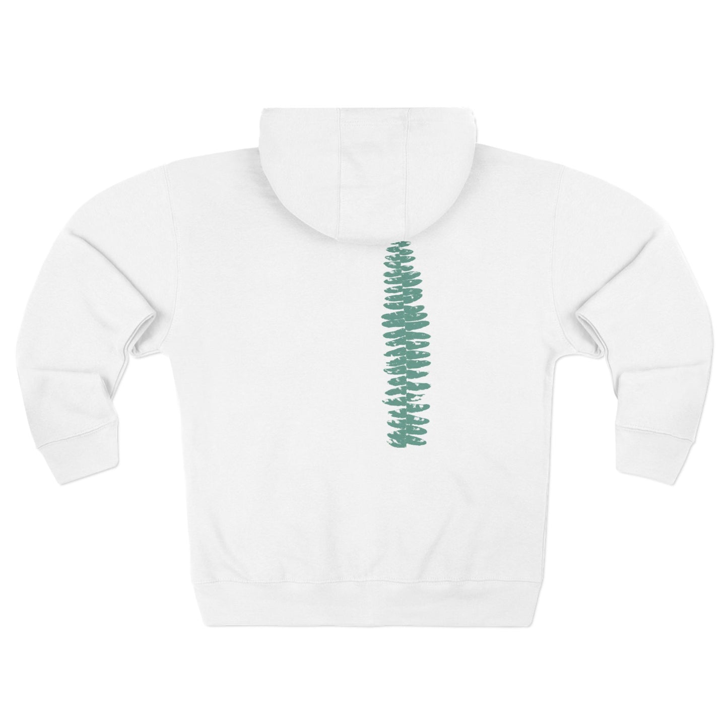 Green Fern, Forest Bathing Unisex Zip Hoodie, THE STORE, by avalove