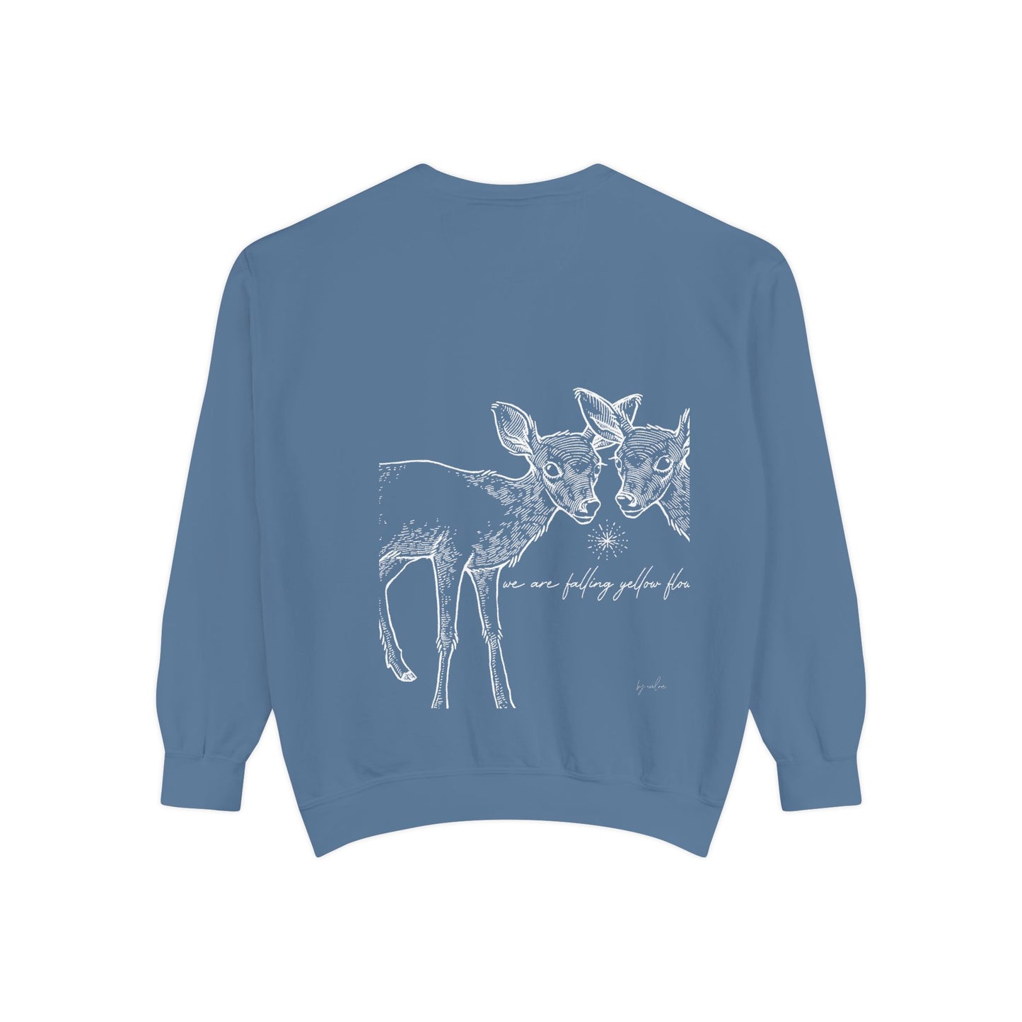 Two Deer Classic Garment-Dyed Sweatshirt- UNISEX