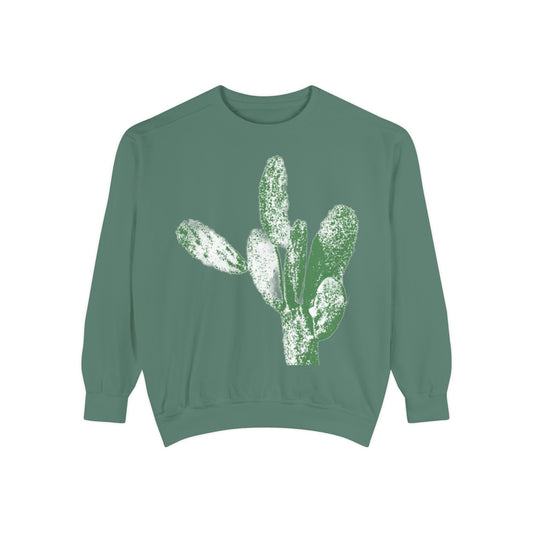 Saguaro Cactus Sweatshirt — Vintage Green Botanical Crewneck, THE STORE, by avalove