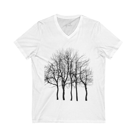 Fairytale Tree Unisex Jersey Short Sleeve V-Neck Tee: The Store, by avalove