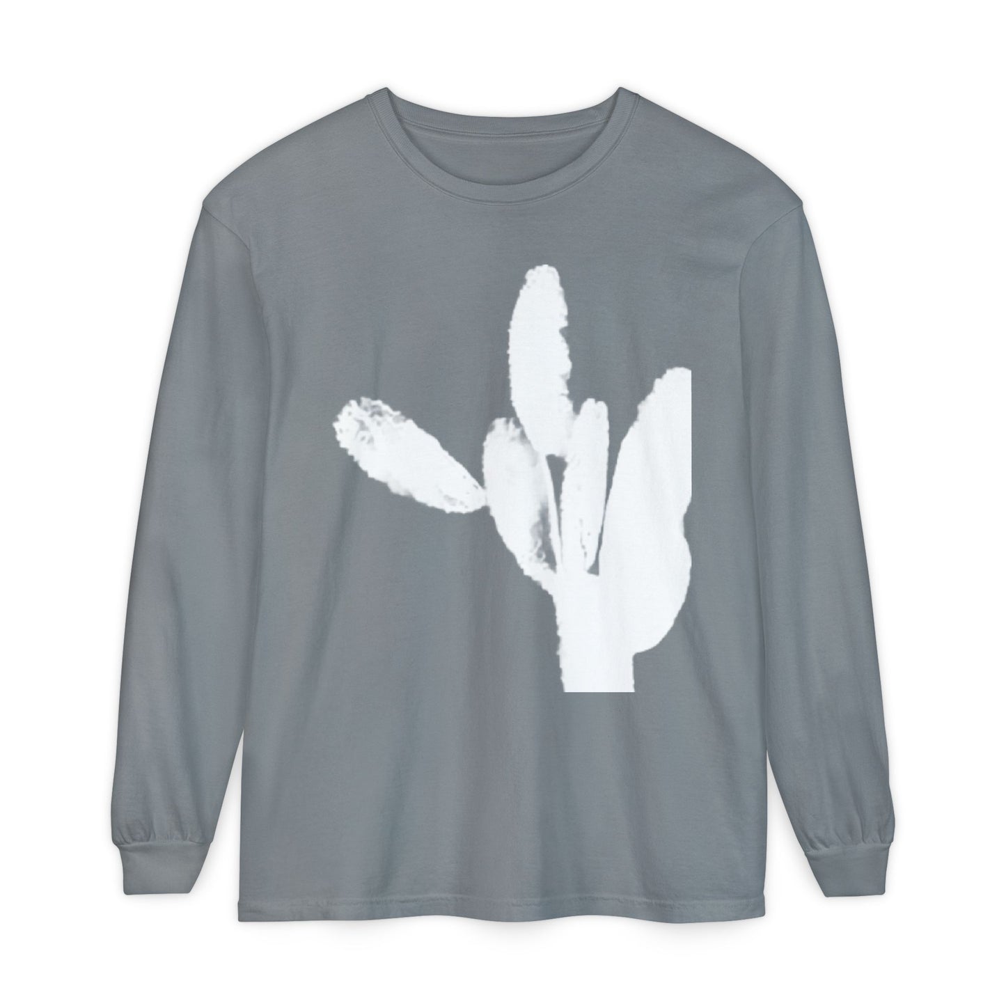 Cactus Silhouette Long Sleeve Shirt, THE STORE, by avalove