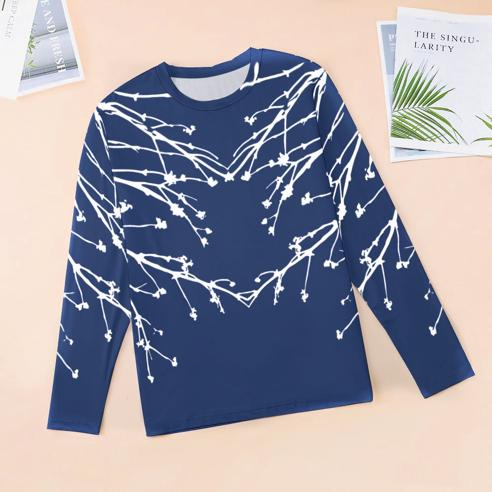 Fleur de Florence in Denim Long Sleeve