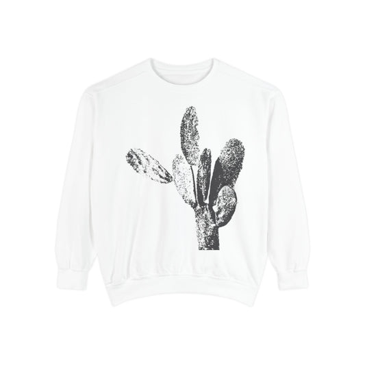 Cactus Print Sweatshirt - Vintage Monochrome Desert Tee, THE STORE, by avalove