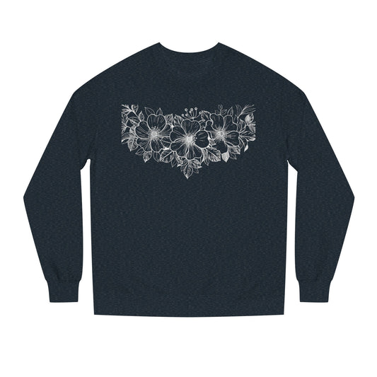 Cowgirl Flowers Crewneck Sweatshirt- The Store, by avalove