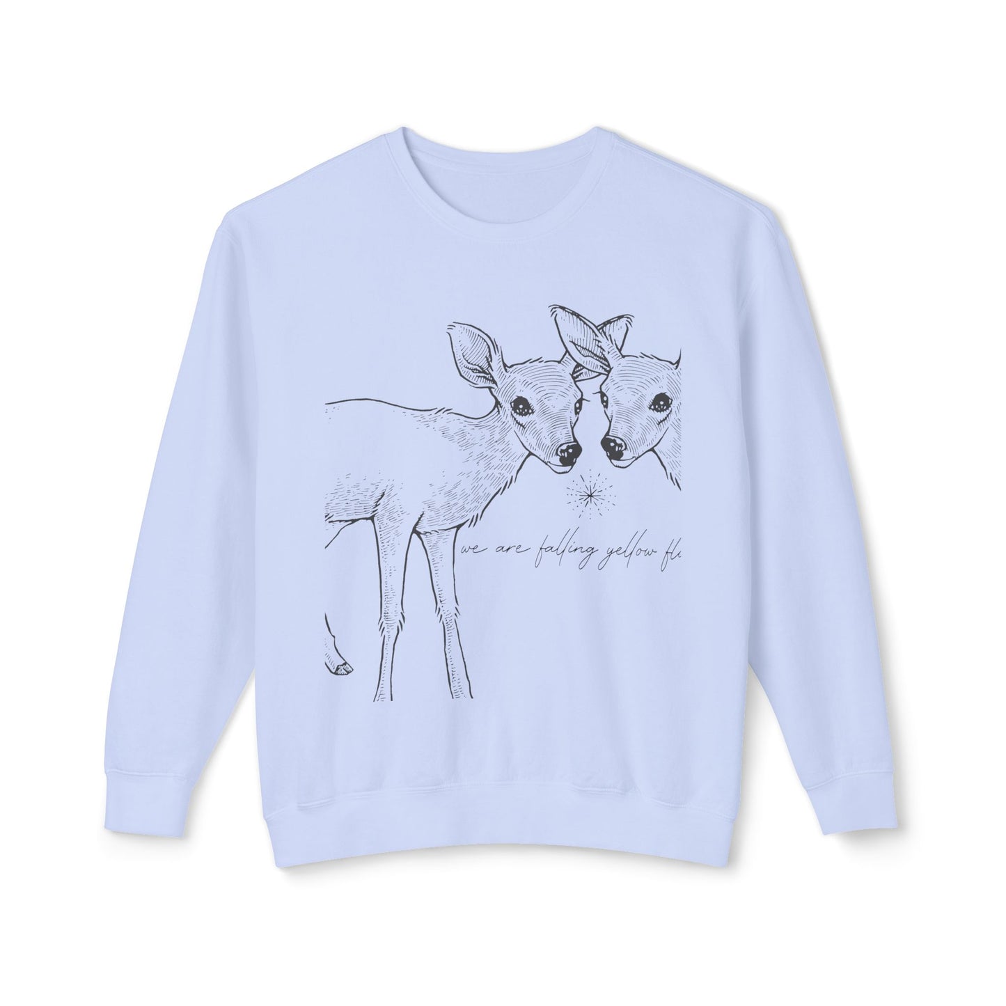 Two Deer: We are Falling Flowers Sweatshirt, Unisex- THE STORE by avalove