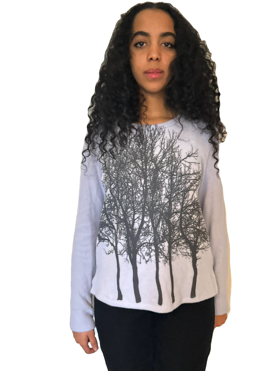 Fairytale Tree Basic Vegan Cashmere Fleece Sweater-Lux-light lavender