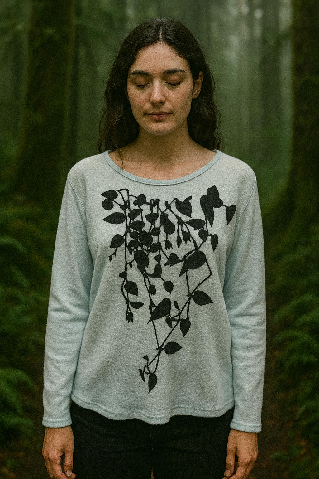 House Plant Fuzzy Sweater