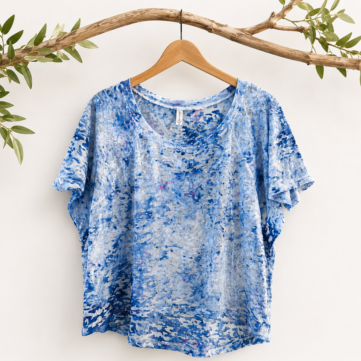 Watercolor Dye: Blueberry Tee
