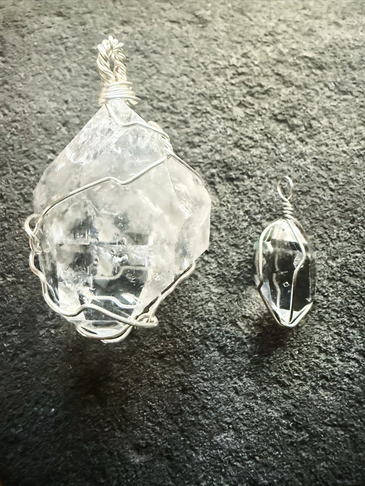 Herkimer Diamond Talisman: Master Rainbow Generator-Prism Keeper- Large Piece