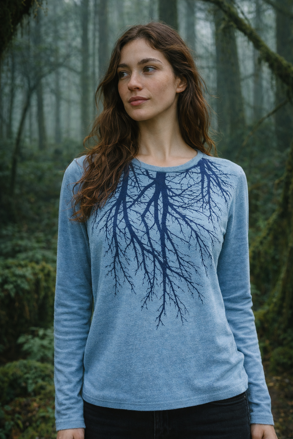 Tribe Tree fleece basic sweater ultra vegan cashmere-lux