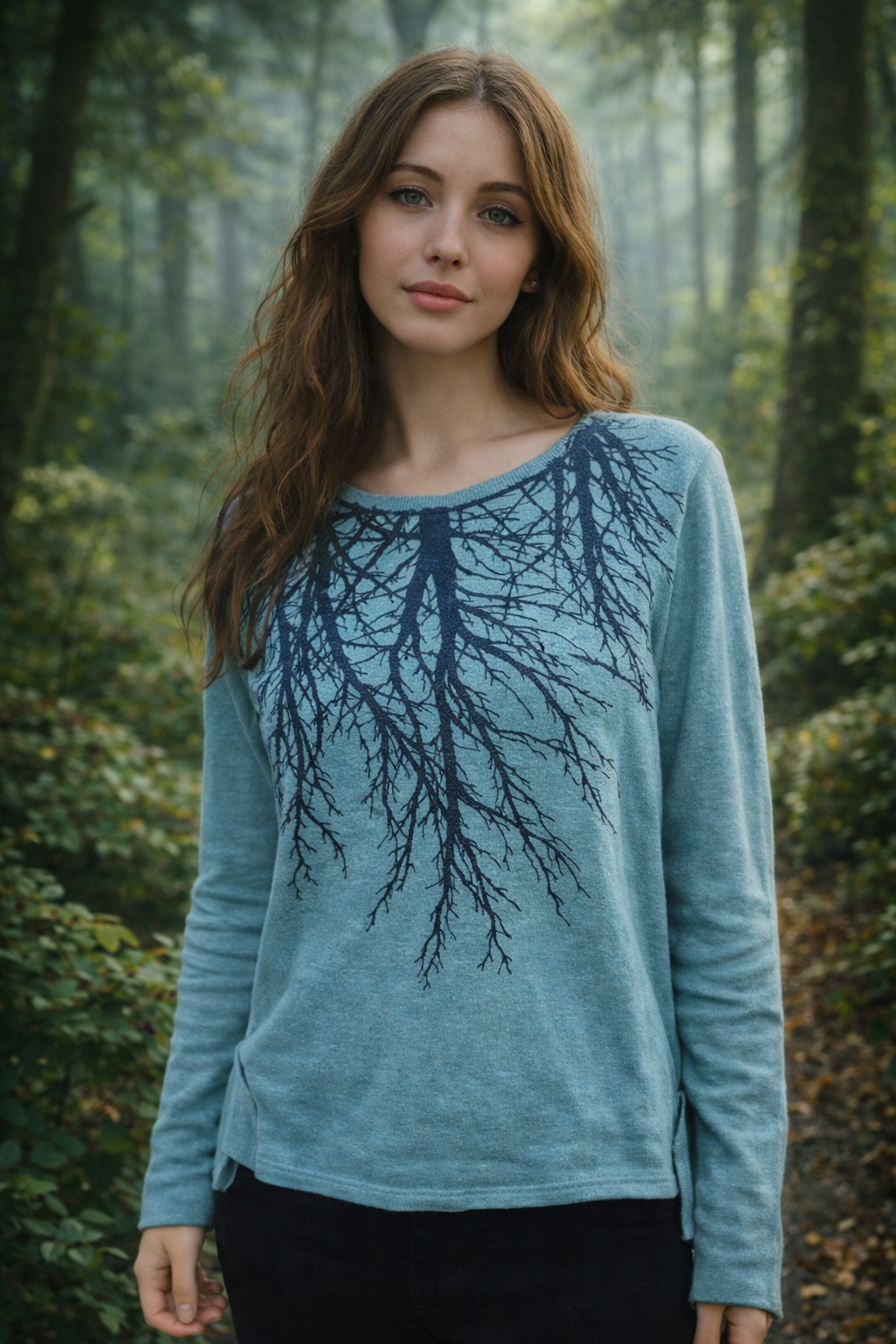 Tribe Tree fleece basic sweater ultra vegan cashmere-lux