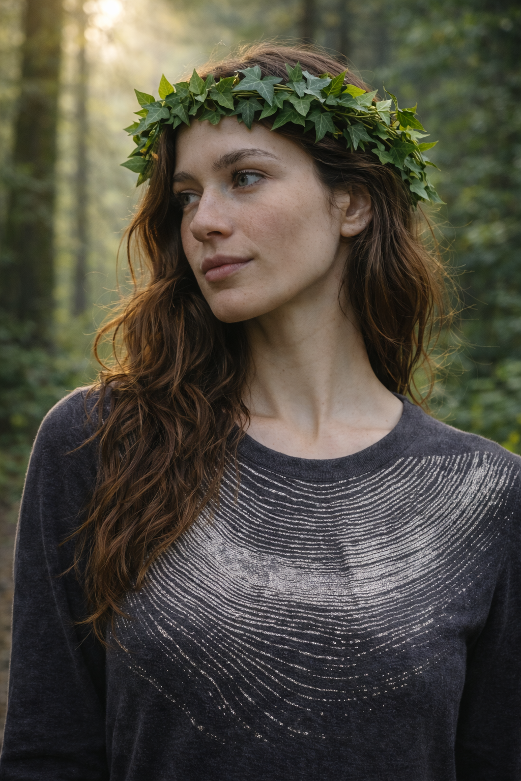 Wood Cut Fleecy Sweater-Limited Edition