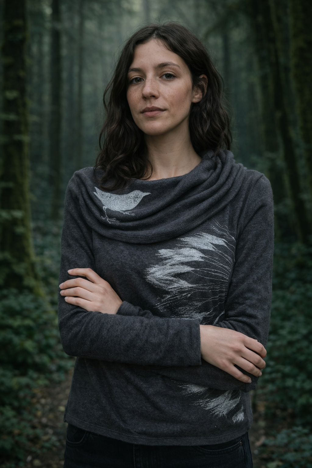 Wing Propeller Fancy Cowl Neck Sweater Limited Edition