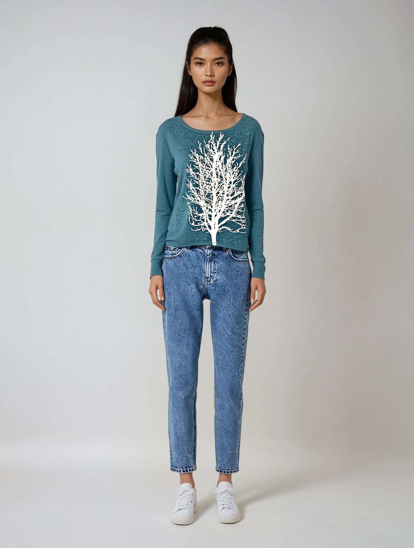 Single Tree Basic Vegan Cashmere Fleece Sweater-Lux