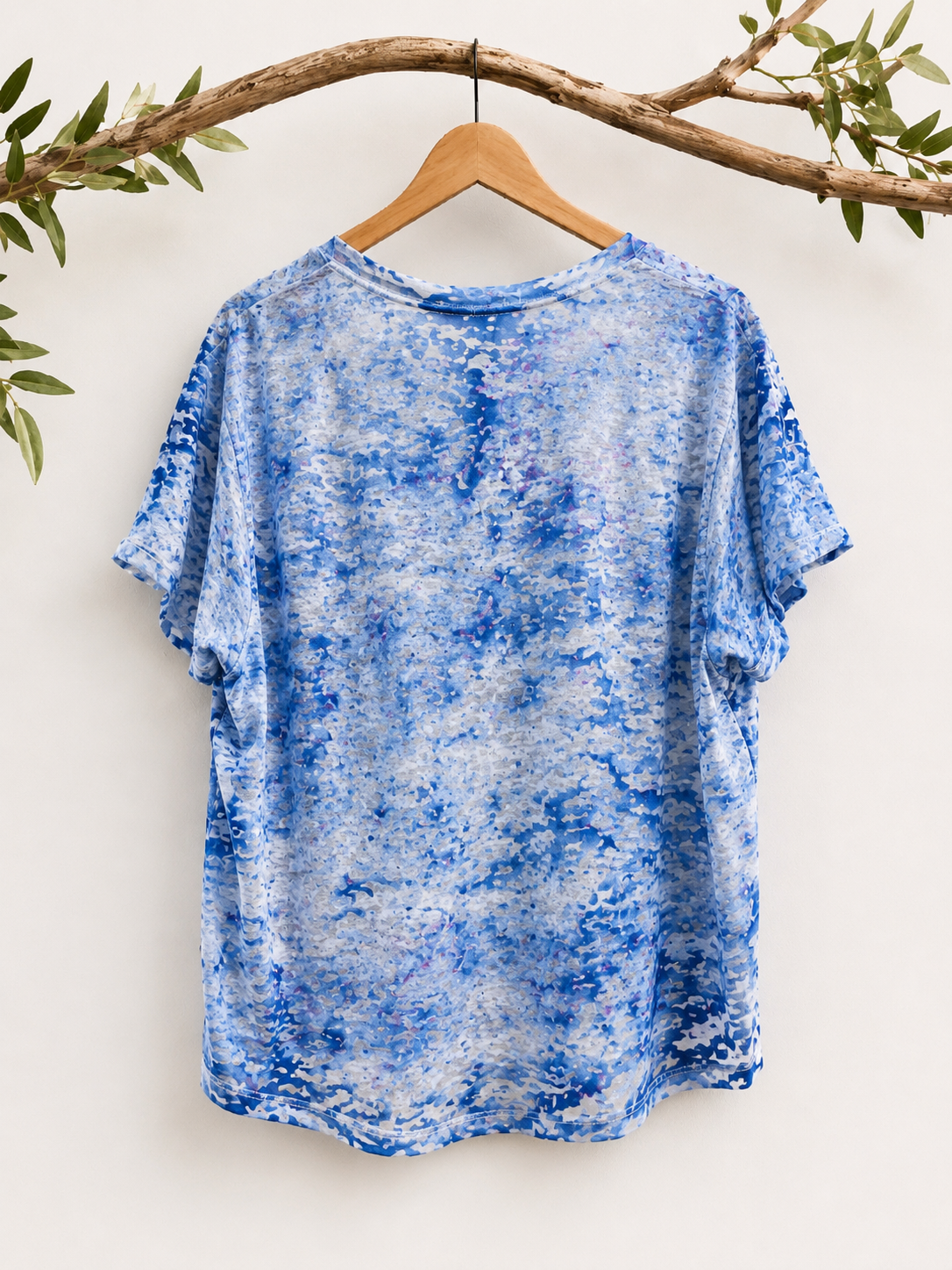 Watercolor Dye: Blueberry Tee