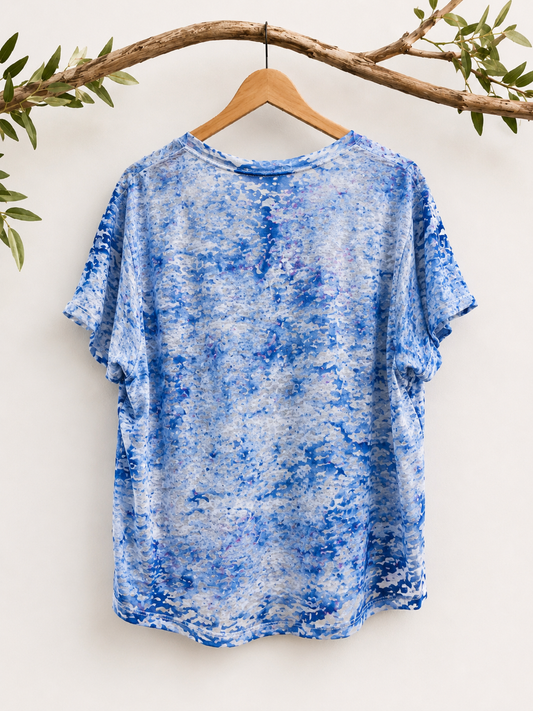 Watercolor Dye: Blueberry Tee