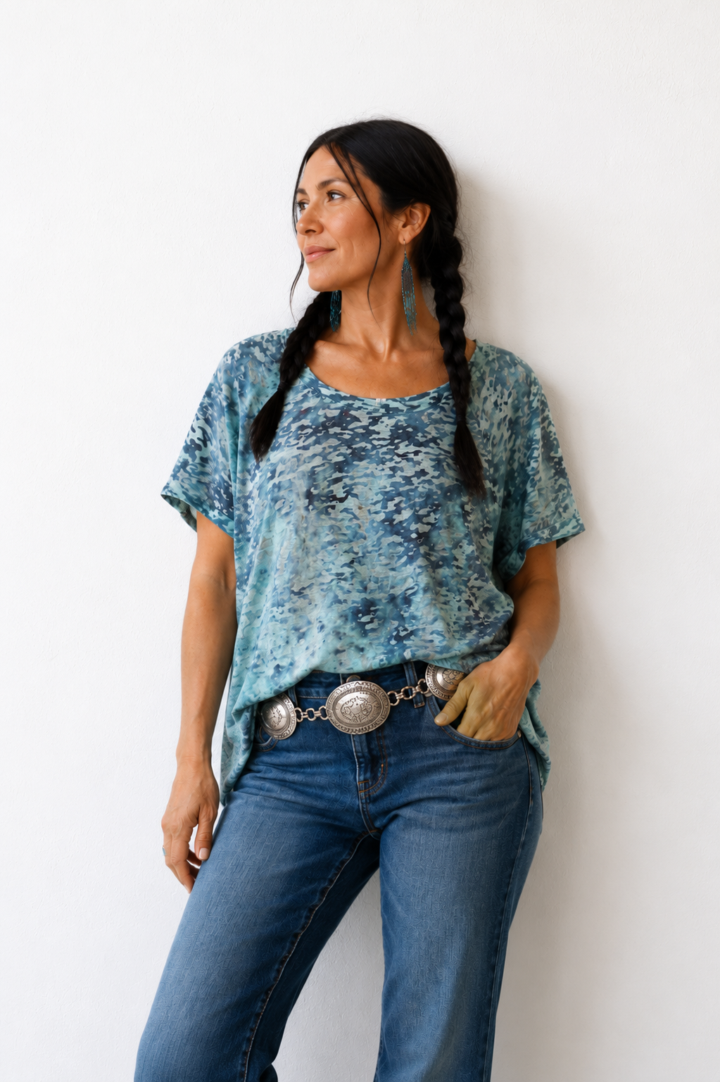 Watercolor Dye: Teal and Mint