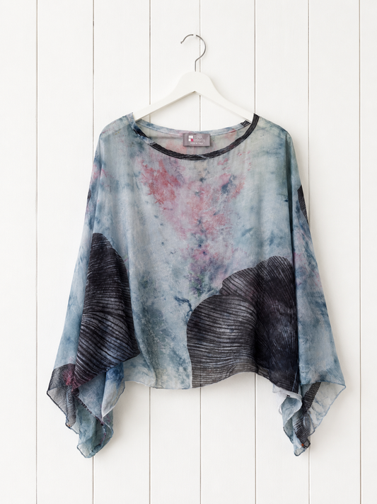 Watercolor Dye: Mini Kaftan, One of a Kind