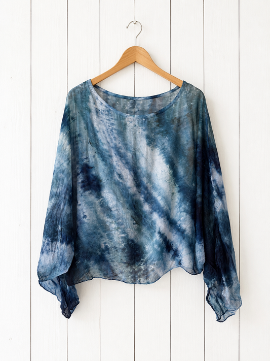 Watercolor Dye: Mini Kaftan, One of a Kind