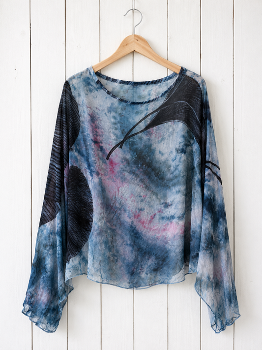 Watercolor Dye: Mini Kaftan, One of a Kind