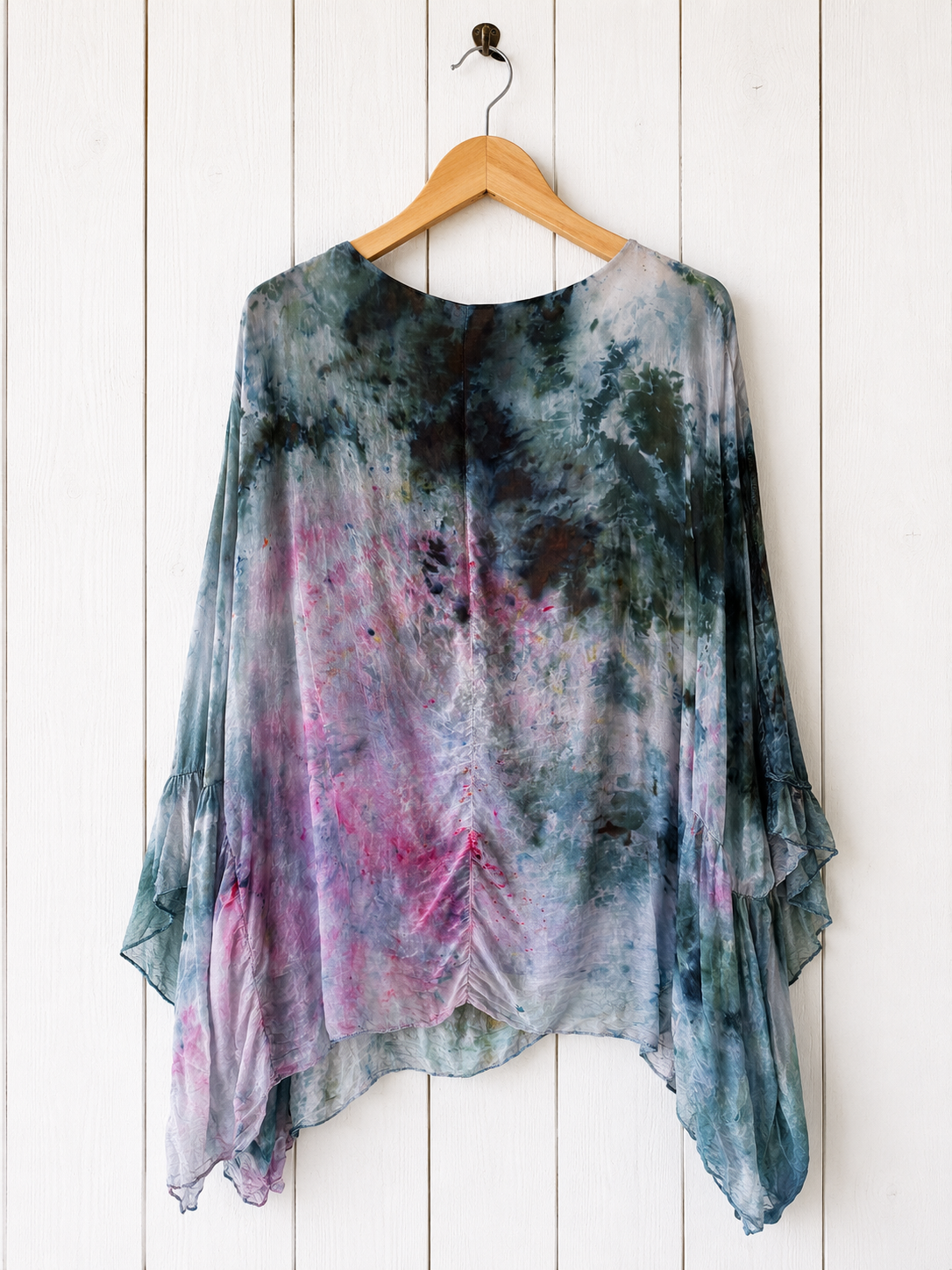 Watercolor Dye: Kaftan, One of a Kind -Long Cut