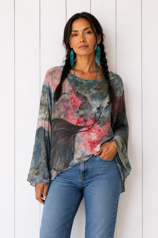 Watercolor Dye: Petit Kaftan, One of a Kind