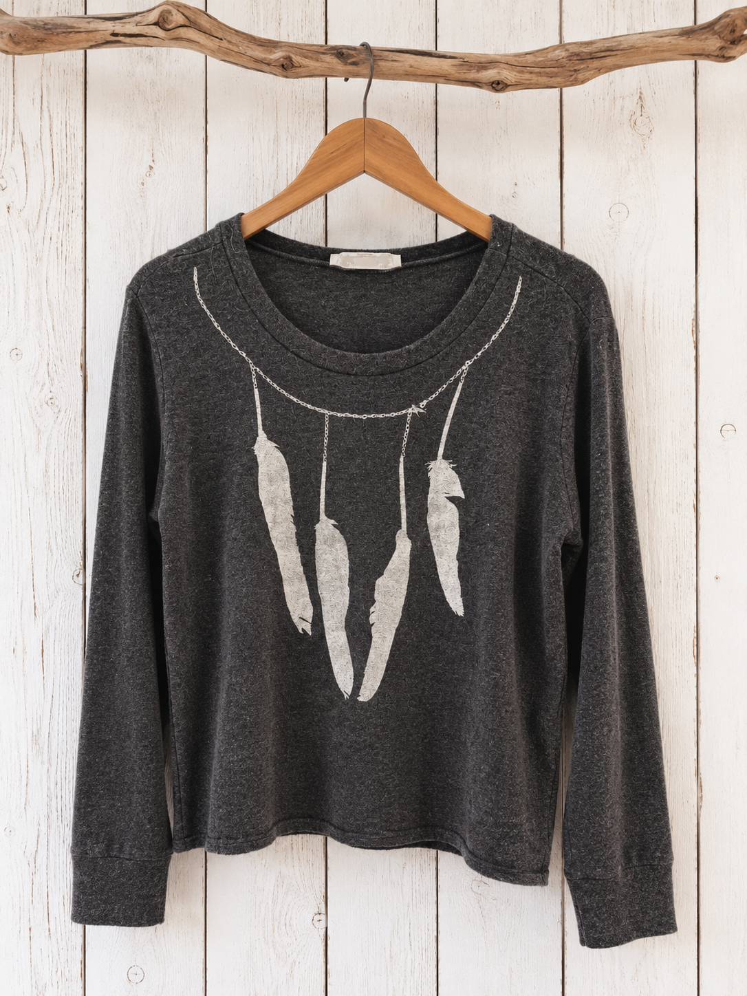 Long Feathers: Cashmere Fleece Sweater-Lux