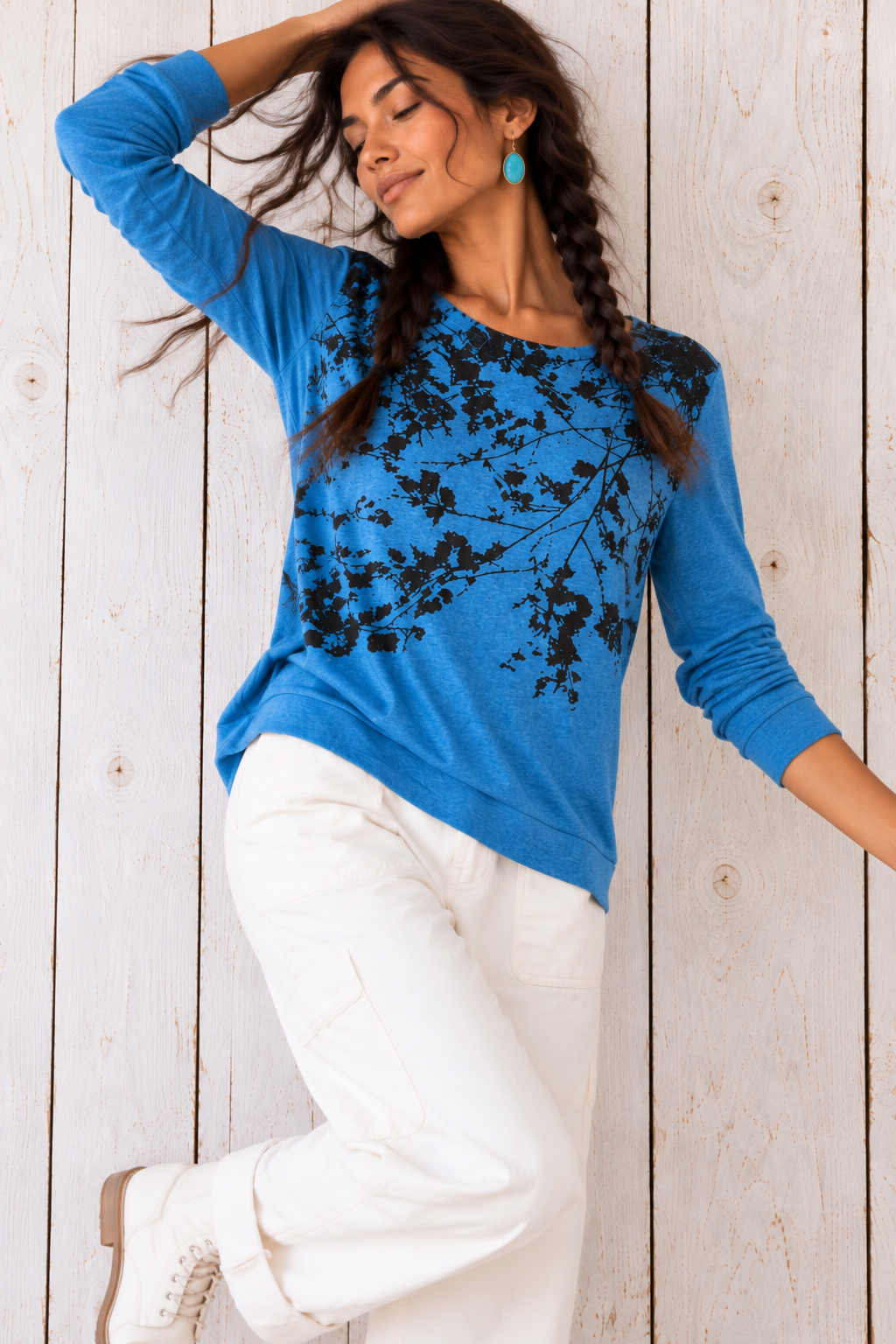 Shady Leaves Lightweight Sweatshirt Sweater
