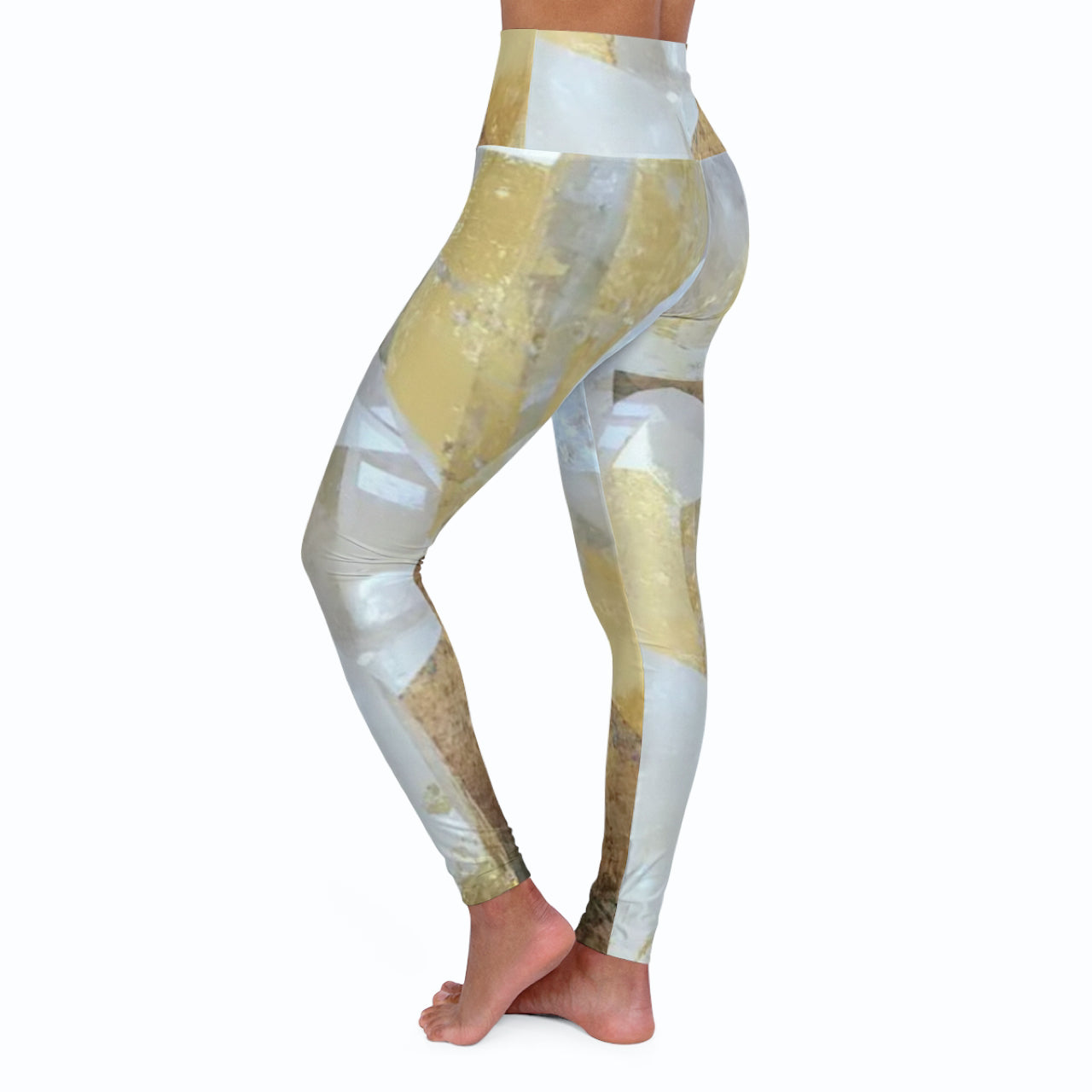 Quartz + Gold Crystal Leggings