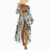 Falling Flowers Chiffon Jacket