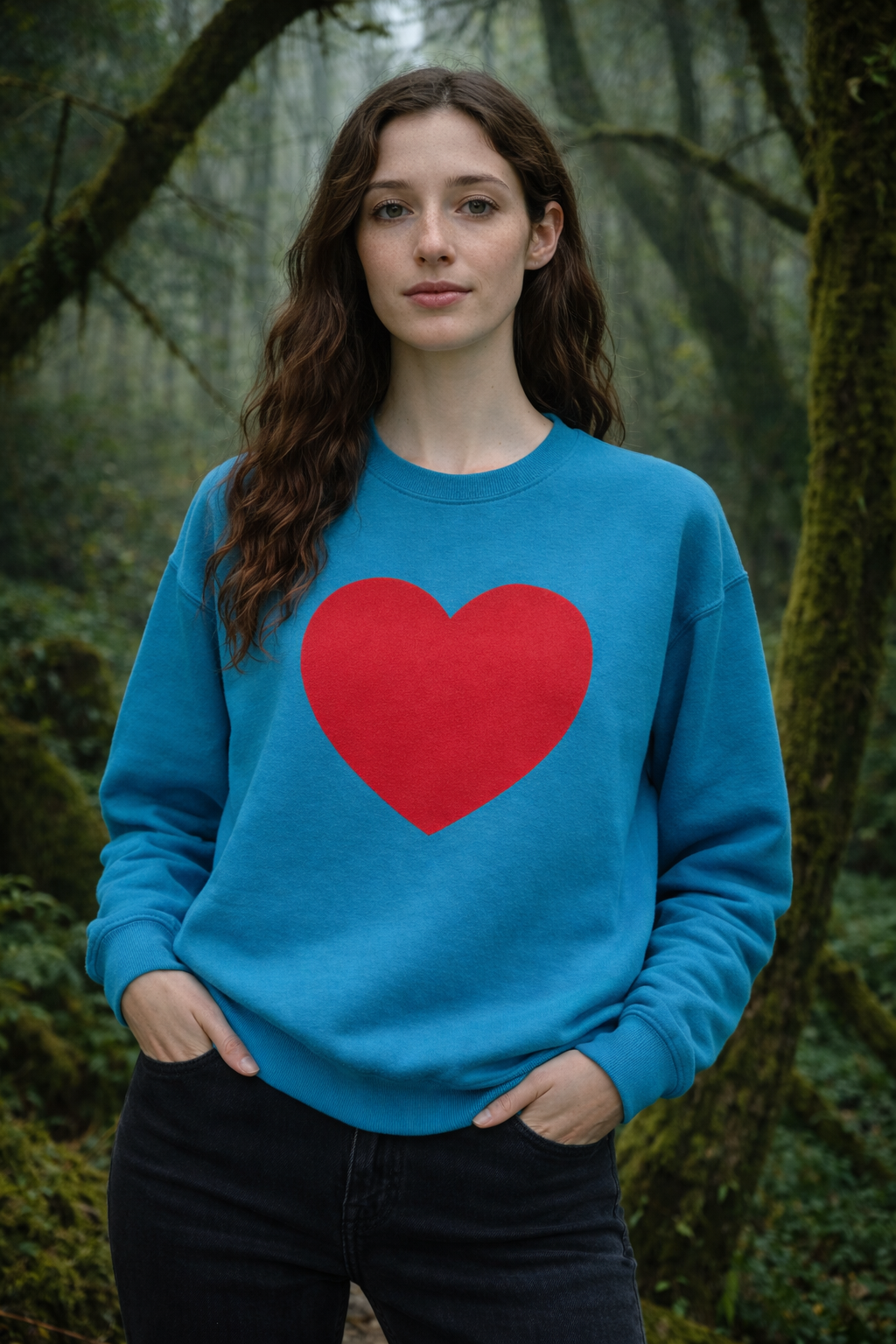 Have a Heart Unisex EcoSmart® Crewneck Sweatshirt- many colors