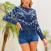 Fleur de Florence in Denim Long Sleeve