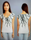 Tribe Tree Reversible Tee- Rare Limited Edition Oversized Double Sided Print