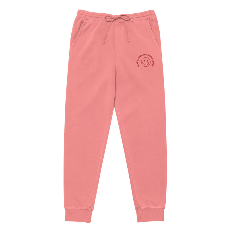 Make Someone Smile Today Pigment-Dyed Sweatpants
