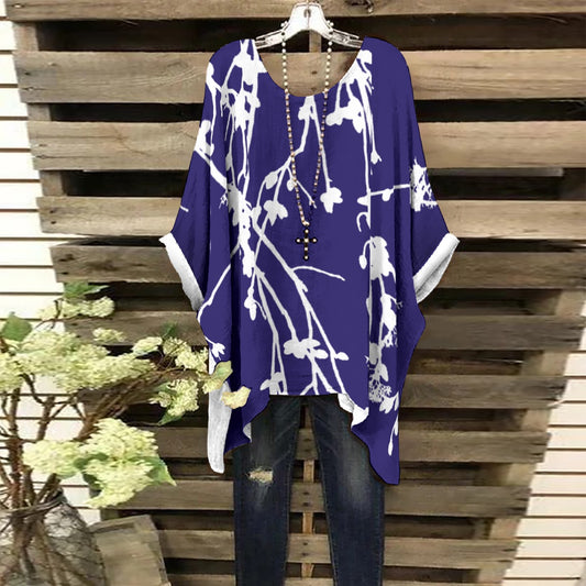 The Store by avalove Falling Flowers Caftan in Navy