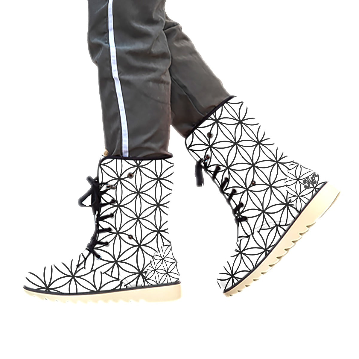 Flower of Life  Plush Boots