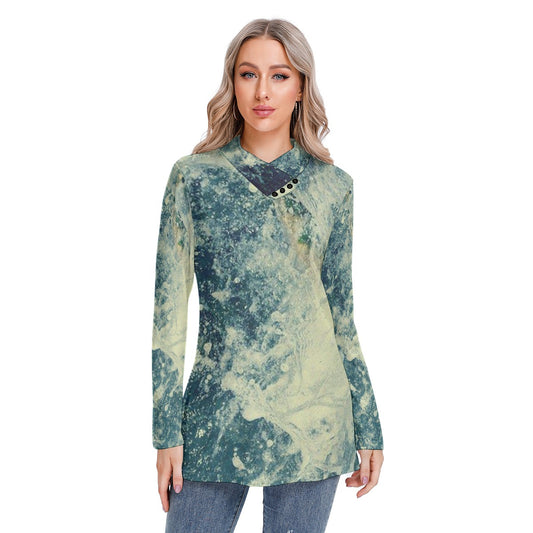 Waters of Venice Folded Neck Tunic